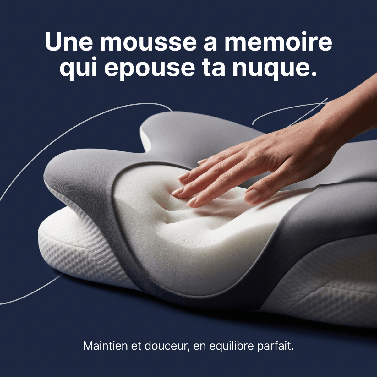 Oreiller Ergonomique NUIVEO™