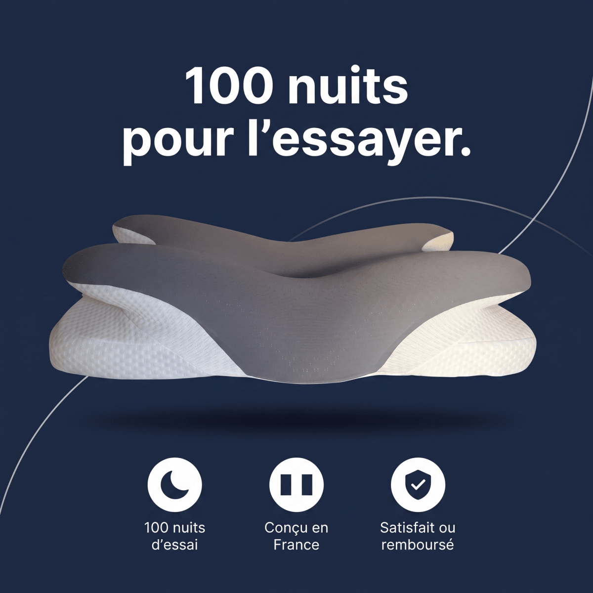 Oreiller Ergonomique NUIVEO™