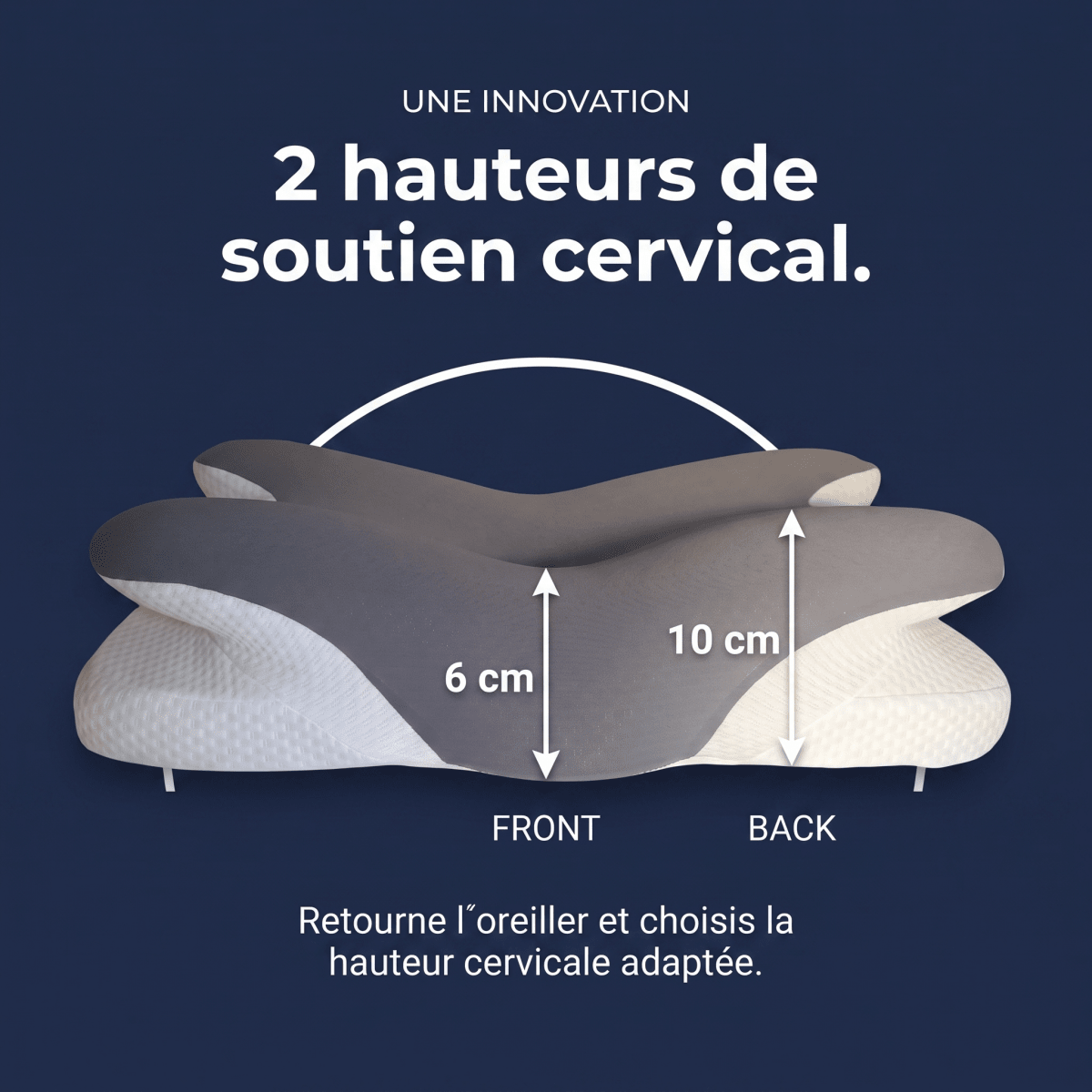 Oreiller Ergonomique NUIVEO™